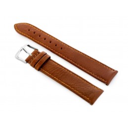 W44L brown leather watch strap - 24mmPasek skórzany do zegarka W44L brąz - 24mm