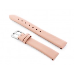 W76 leather watch strap - pink - 12mmPasek skórzany do zegarka W76 - różowy - 12mm