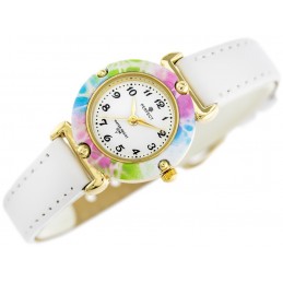 ZEGAREK DZIECIĘCY PERFECT LP152-5 - KOMUNIJNY - biały (zp811b)ZEGAREK DZIECIĘCY PERFECT LP152-5 - KOMUNIJNY - biały (zp811b)