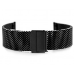 Pacific M8 bracelet - HQ mesh - black 20mmBransoleta Pacific M8 - siatka HQ - czarna 20mm