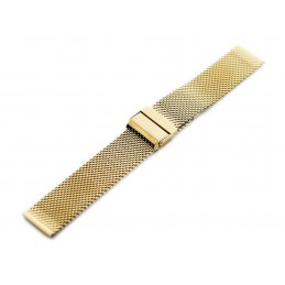 Pacific M8 bracelet - HQ mesh - gold 20mmBransoleta Pacific M8 - siatka HQ - złota 20mm