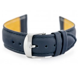 W83L leather watch strap - navy blue - 16mmPasek skórzany do zegarka W83L - granatowy - 16mm
