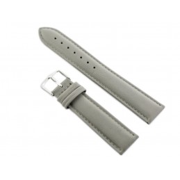 W83L leather watch strap - gray - 22mmPasek skórzany do zegarka W83L - szary - 22mm
