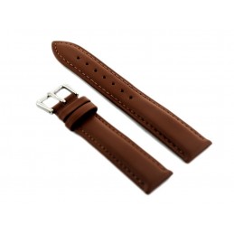 W94 leather watch strap - dark brown - 14mmPasek skórzany do zegarka W94 - ciemny brąz - 14mm