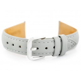 W94 leather watch strap - gray - 14mmPasek skórzany do zegarka W94 - siwy - 14mm