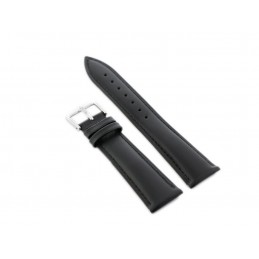 W94 leather watch strap - black - 12mmPasek skórzany do zegarka W94 - czarny - 12mm