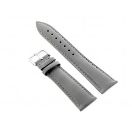 W94 leather watch strap - gray - 24mmPasek skórzany do zegarka W94 - szary - 24mm