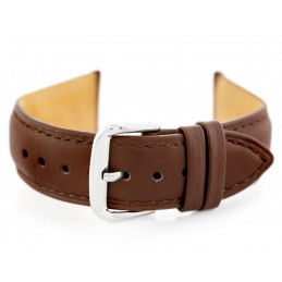 W94 leather watch strap - dark brown - 12mmPasek skórzany do zegarka W94 - ciemny brąz - 12mm