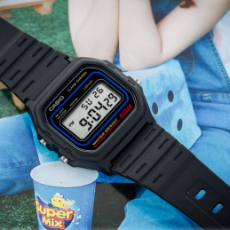 ZEGAREK UNISEX CASIO W-59-1VQ  - VINTAGE KLASYKA + BOXZEGAREK MĘSKI CASIO W-59-1VQ (zd083a) - KLASYKA + BOX