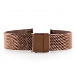 Pacific M6 bracelet - HQ mesh - brown 14mmBransoleta Pacific M6 - siatka HQ - brązowa 14mm