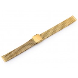 Pacific M6 bracelet - HQ mesh - gold 14mmBransoleta Pacific M6 - siatka HQ - złota 14mm
