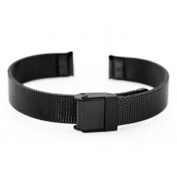 Pacific M4 bracelet - HQ mesh - black 12mmBransoleta Pacific M4 - siatka HQ - czarna 12mm