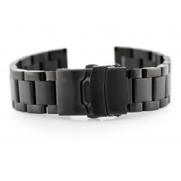 Pacific Model 3 solid bracelet - black 18mmBransoleta Pacific Model 3 solid - czarna 18mm