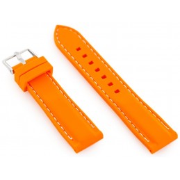 U20 rubber watch strap - orange 20mmPasek gumowy do zegarka U20 - pomarańcz 20mm