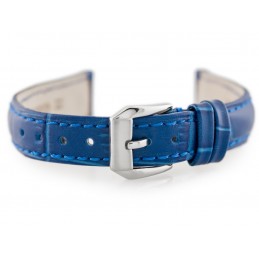 W64 leather watch strap - blue - 14mmPasek skórzany do zegarka W64 - niebieski - 14mm