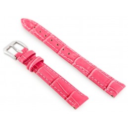 W64 leather watch strap - pink - 14mmPasek skórzany do zegarka W64 - różowy - 14mm