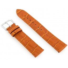 W41 leather watch strap - brown - 18mmPasek skórzany do zegarka W41 - brązowy - 18mm