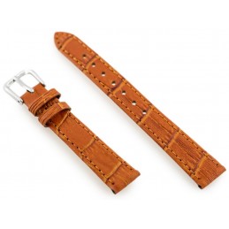 W41 leather watch strap - brown - 12mmPasek skórzany do zegarka W41 - brązowy - 12mm