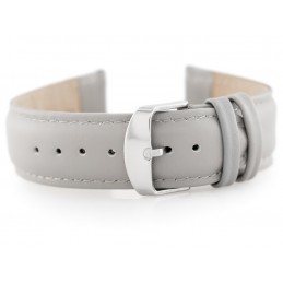 W83 leather watch strap - ash - 24mmPasek skórzany do zegarka W83 - popielaty - 24mm