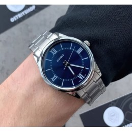 ZEGAREK MĘSKI CASIO MTP-V005D-2B5 + BOXZEGAREK MĘSKI CASIO MTP-V005D-2B5 + BOX