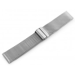 Pacific 10 bracelet - HQ mesh - silver 22mmBransoleta Pacific 10 - siatka HQ - srebrna 22mm