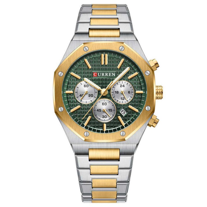 CURREN 8440 MEN'S WATCH (zc047c) + BOX  ZEGAREK MĘSKI CURREN 8440 CHRONOGRAF (zc047c) + BOX