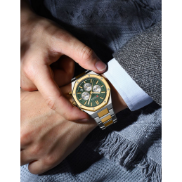 CURREN 8440 MEN'S WATCH (zc047c) + BOXZEGAREK MĘSKI CURREN 8440 CHRONOGRAF (zc047c) + BOX