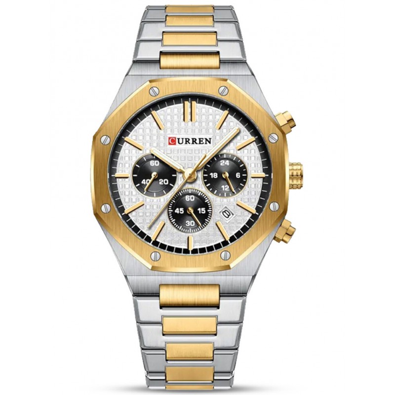 CURREN 8440 MEN'S WATCH (zc047d) + BOX  ZEGAREK MĘSKI CURREN 8440 CHRONOGRAF (zc047d) + BOX