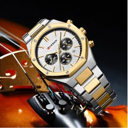 CURREN 8440 MEN'S WATCH (zc047d) + BOXZEGAREK MĘSKI CURREN 8440 CHRONOGRAF (zc047d) + BOX