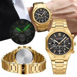 CURREN 8440 MEN'S WATCH (zc047e) + BOXZEGAREK MĘSKI CURREN 8440 CHRONOGRAF (zc047e) + BOX