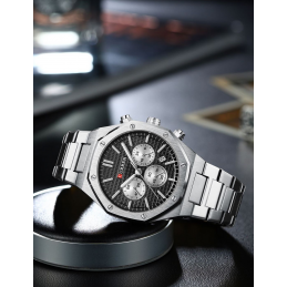 CURREN 8440 CHRONO MEN'S WATCH (zc047b) + BOXZEGAREK MĘSKI CURREN 8440 CHRONOGRAF (zc047b) + BOX