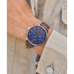 TOMMY HILFIGER LEONARD MEN'S WATCH 1791987 (zf089b) + BOXZEGAREK MĘSKI TOMMY HILFIGER LEONARD 1791987 (zf089b) + BOX