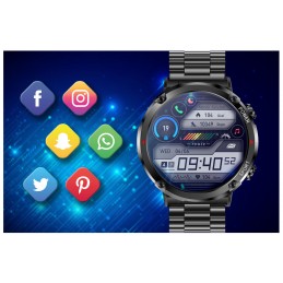 GRAVITY GT21-1 MEN'S SMARTWATCH - BLUETOOTH CALL, ADDITIONAL BELT (sg025a)SMARTWATCH MĘSKI GRAVITY GT21-1 - BLUETOOTH CALL, DODATKOWY PASEK (sg025a)