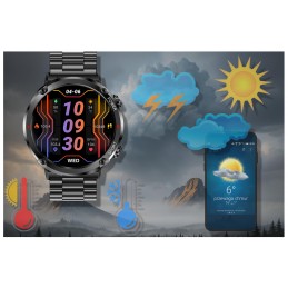 GRAVITY GT21-1 MEN'S SMARTWATCH - BLUETOOTH CALL, ADDITIONAL BELT (sg025a)SMARTWATCH MĘSKI GRAVITY GT21-1 - BLUETOOTH CALL, DODATKOWY PASEK (sg025a)