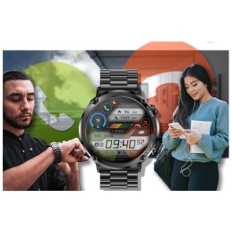 GRAVITY GT21-1 MEN'S SMARTWATCH - BLUETOOTH CALL, ADDITIONAL BELT (sg025a)SMARTWATCH MĘSKI GRAVITY GT21-1 - BLUETOOTH CALL, DODATKOWY PASEK (sg025a)