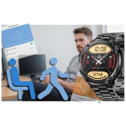 GRAVITY GT21-1 MEN'S SMARTWATCH - BLUETOOTH CALL, ADDITIONAL BELT (sg025a)SMARTWATCH MĘSKI GRAVITY GT21-1 - BLUETOOTH CALL, DODATKOWY PASEK (sg025a)