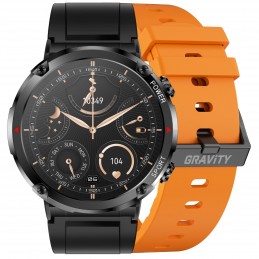 GRAVITY GT21-2 MEN'S SMARTWATCH - BLUETOOTH CALL, ADDITIONAL BELT (sg025b)SMARTWATCH MĘSKI GRAVITY GT21-2 - BLUETOOTH CALL, DODATKOWY PASEK (sg025b)
