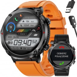 GRAVITY GT21-2 MEN'S SMARTWATCH - BLUETOOTH CALL, ADDITIONAL BELT (sg025b)SMARTWATCH MĘSKI GRAVITY GT21-2 - BLUETOOTH CALL, DODATKOWY PASEK (sg025b)