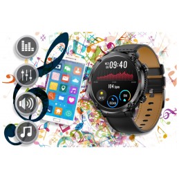 GRAVITY GT21-3 MEN'S SMARTWATCH - BLUETOOTH CALL, ADDITIONAL BELT (sg025c)SMARTWATCH MĘSKI GRAVITY GT21-3 - BLUETOOTH CALL, DODATKOWY PASEK (sg025c)