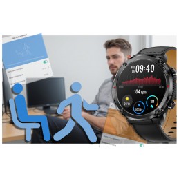 GRAVITY GT21-3 MEN'S SMARTWATCH - BLUETOOTH CALL, ADDITIONAL BELT (sg025c)SMARTWATCH MĘSKI GRAVITY GT21-3 - BLUETOOTH CALL, DODATKOWY PASEK (sg025c)