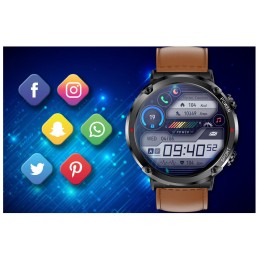 GRAVITY GT21-4 MEN'S SMARTWATCH - BLUETOOTH CALL, ADJUSTABLE BELT (sg025d)SMARTWATCH MĘSKI GRAVITY GT21-4 - BLUETOOTH CALL, DODATKOWY PASEK (sg025d)