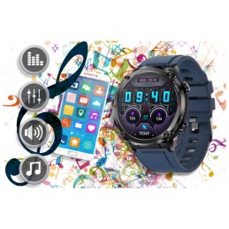 GRAVITY GT21-5 MEN'S SMARTWATCH - BLUETOOTH CALL, ADDITIONAL BELT (sg025e)SMARTWATCH MĘSKI GRAVITY GT21-5 - BLUETOOTH CALL, DODATKOWY PASEK (sg025e)