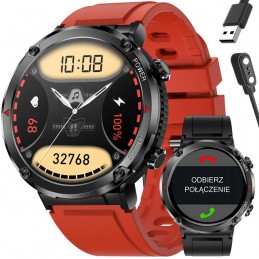 GRAVITY GT21-6 MEN'S SMARTWATCH - BLUETOOTH CALL, ADDITIONAL BELT (sg025f)SMARTWATCH MĘSKI GRAVITY GT21-6 - BLUETOOTH CALL, DODATKOWY PASEK (sg025f)