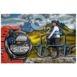 GRAVITY GT21-6 MEN'S SMARTWATCH - BLUETOOTH CALL, ADDITIONAL BELT (sg025f)SMARTWATCH MĘSKI GRAVITY GT21-6 - BLUETOOTH CALL, DODATKOWY PASEK (sg025f)