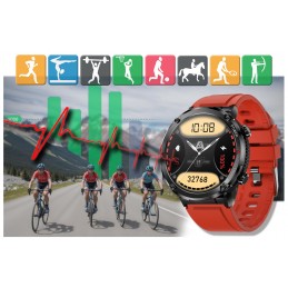 GRAVITY GT21-6 MEN'S SMARTWATCH - BLUETOOTH CALL, ADDITIONAL BELT (sg025f)SMARTWATCH MĘSKI GRAVITY GT21-6 - BLUETOOTH CALL, DODATKOWY PASEK (sg025f)