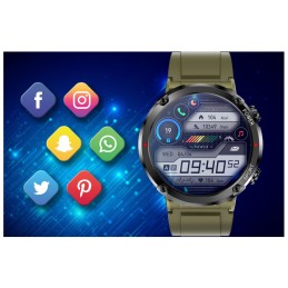 GRAVITY GT21-7 MEN'S SMARTWATCH - BLUETOOTH CALL, ADDITIONAL BELT (sg025g)SMARTWATCH MĘSKI GRAVITY GT21-7 - BLUETOOTH CALL, DODATKOWY PASEK (sg025g)