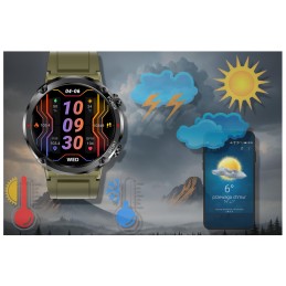 GRAVITY GT21-7 MEN'S SMARTWATCH - BLUETOOTH CALL, ADDITIONAL BELT (sg025g)SMARTWATCH MĘSKI GRAVITY GT21-7 - BLUETOOTH CALL, DODATKOWY PASEK (sg025g)
