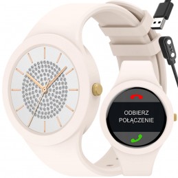 GRAVITY GT14-1 WOMEN'S SMARTWATCH - BLUETOOTH CONNECTIONS, OWN dial (sg026a)SMARTWATCH DAMSKI GRAVITY GT14-1 - ROZMOWY BLUETOOTH, WŁASNE TARCZE (sg026a)