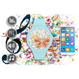 GRAVITY GT14-4 WOMEN'S SMARTWATCH - BLUETOOTH CONNECTIONS, OWN dial (sg026d)SMARTWATCH DAMSKI GRAVITY GT14-4 - ROZMOWY BLUETOOTH, WŁASNE TARCZE (sg026d)