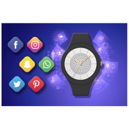 GRAVITY GT14-3 WOMEN'S SMARTWATCH - BLUETOOTH CONNECTIONS, OWN dial (sg026c)SMARTWATCH DAMSKI GRAVITY GT14-3 - ROZMOWY BLUETOOTH, WŁASNE TARCZE (sg026c)